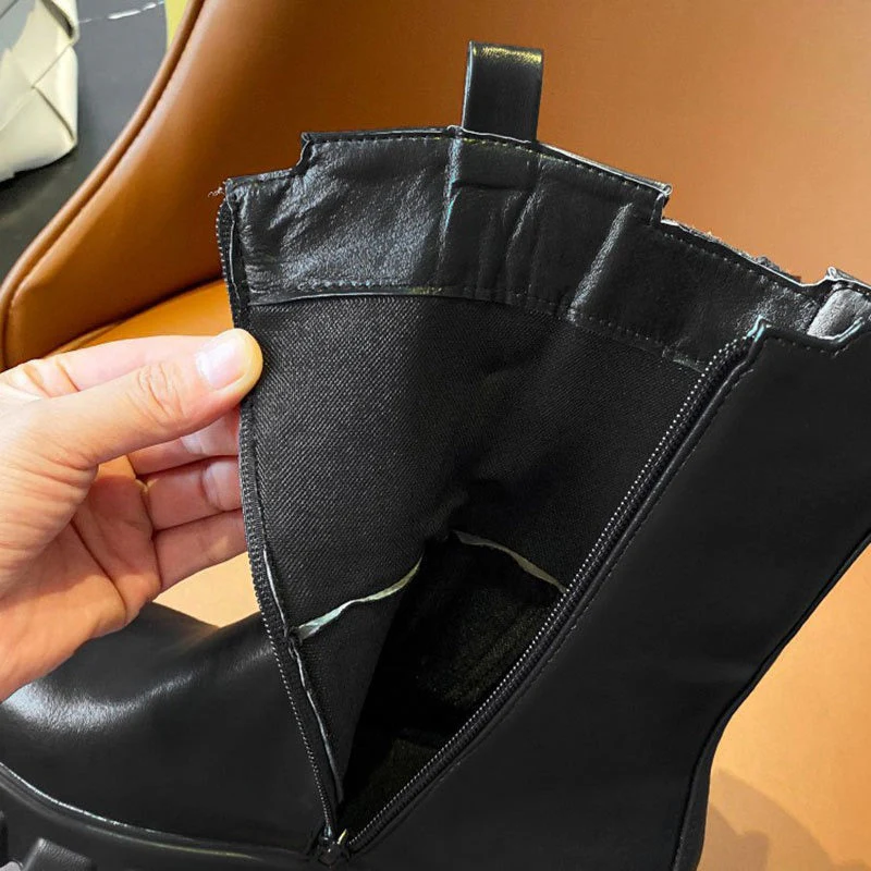 Chelsea - Boots Schoenen met Pluche voor Dames - Afbeelding 5