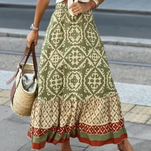 Tetsiea Boho Maxi Rok - Zwierige Boheemse Stijl