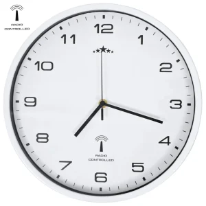 Wandklok Met Quartz Uurwerk Radiogestuurd 31 Cm