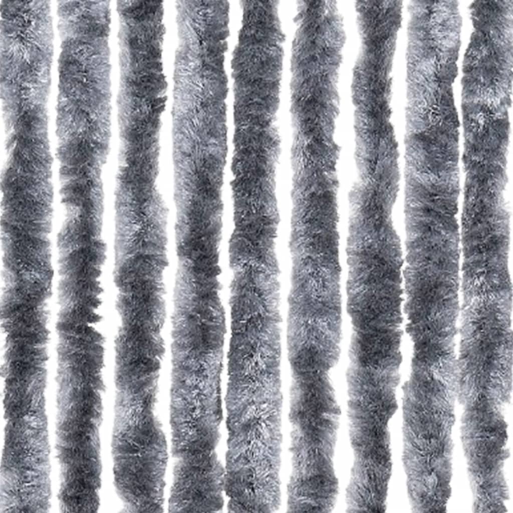 Vliegengordijn Chenille Kleurig Zilver - Afbeelding 7