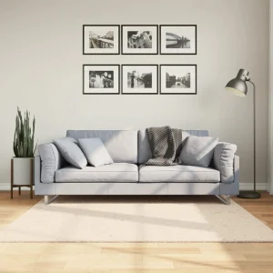 Vloerkleed Huarte Laagpolig Zacht Wasbaar Beige