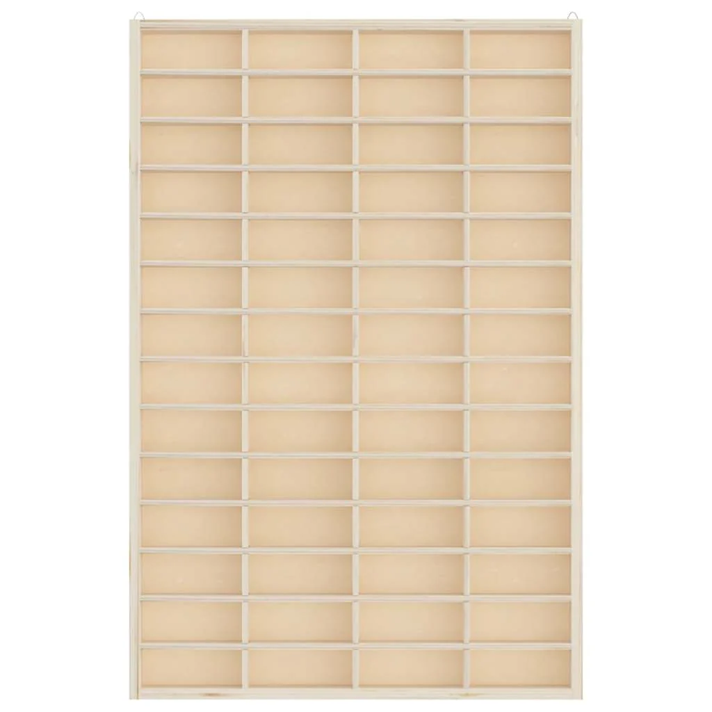 Houten Verzamelaarsvitrine Met 56 Vakken 40X4,5X60Cm - Afbeelding 5