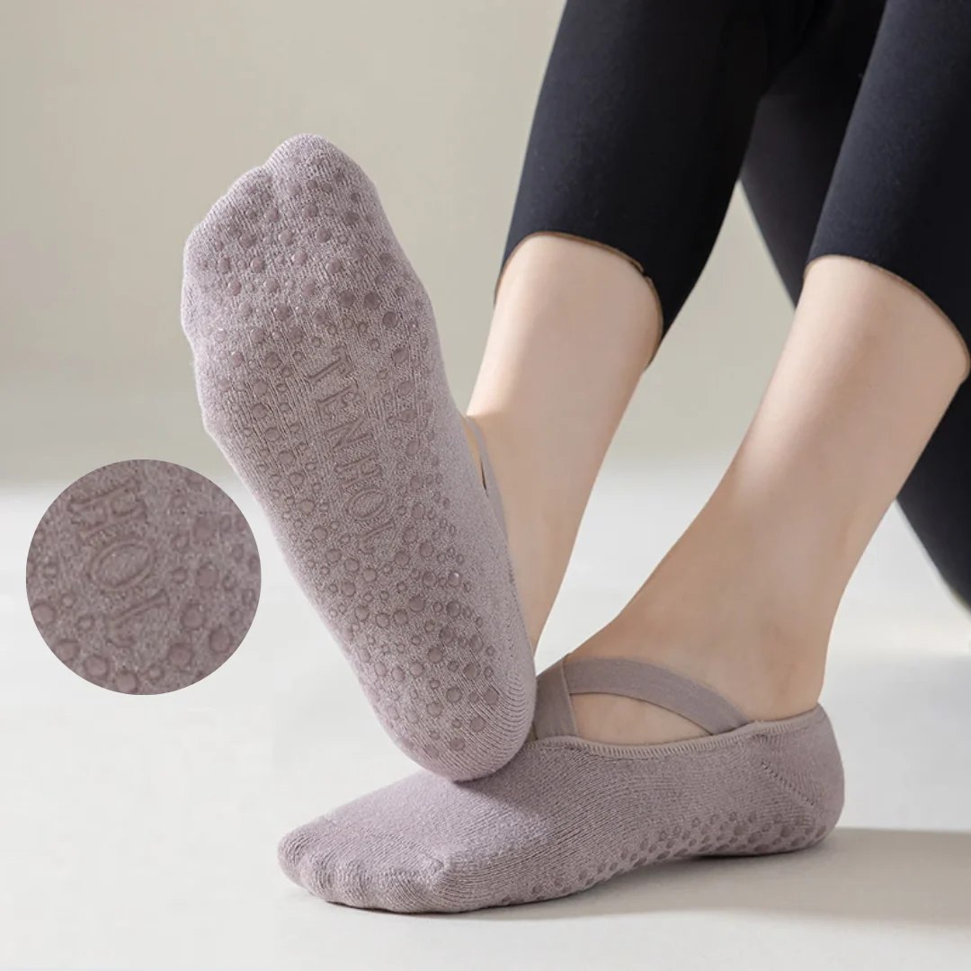 Navando | Antislip grip sokken voor pilates - Afbeelding 5