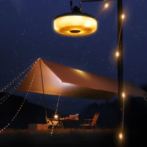 2-in-1 Solar Buitenlamp & Lichtsnoer - RGB Lantaarn voor Tuin | Navando