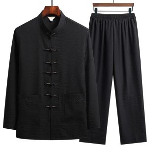 Heren Set met Linnen-look - Comfortabele Vrijetijdskleding | Navando