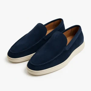 Navando | Suede loafers met verlaagd profiel