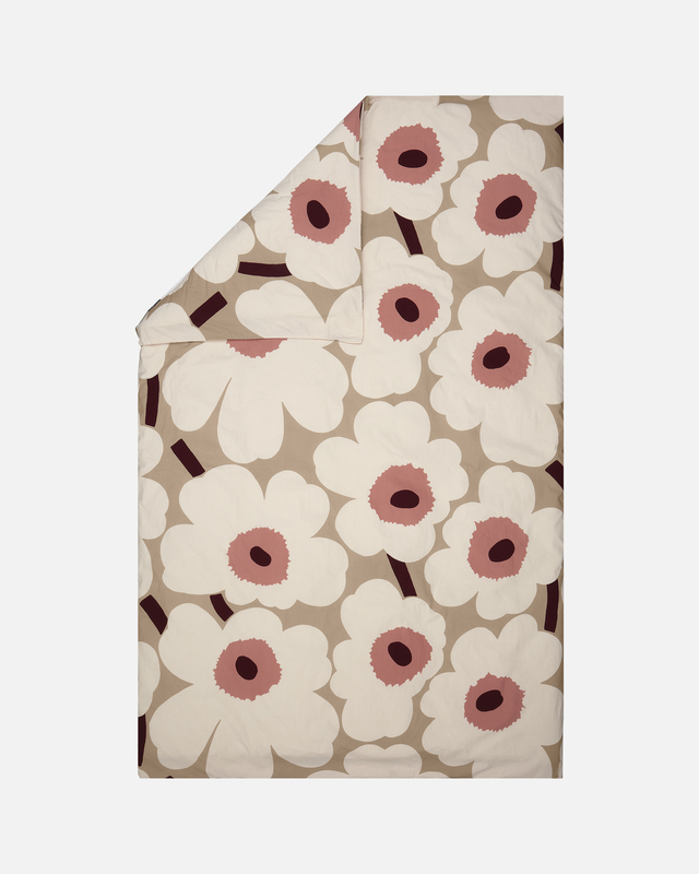 Dekbedovertrek Unikko 240×220 cm (Zand/Roze) - Afbeelding 3