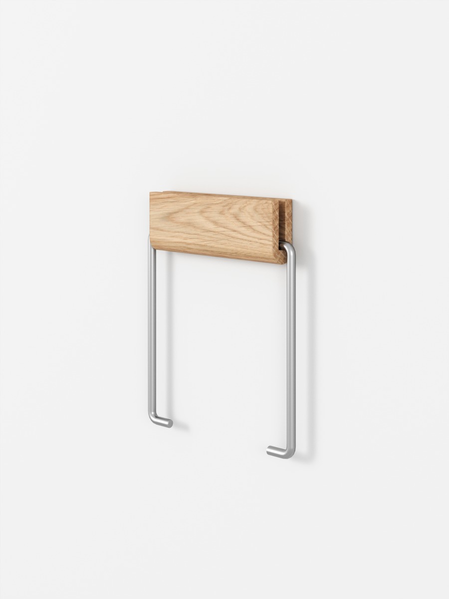 Toiletrolhouder Moebe – Eik/Chrome - Afbeelding 2
