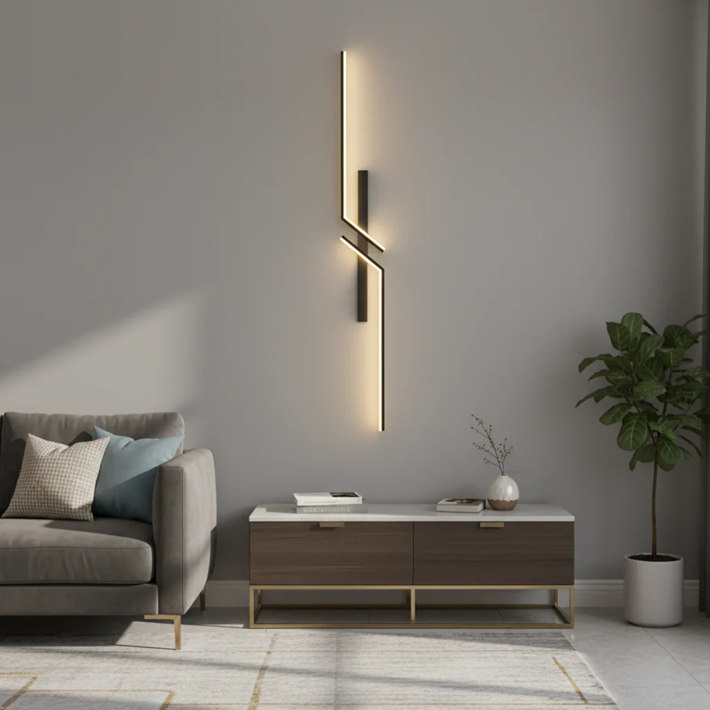 Navando | Moderne LED wandlamp met artistieke flair - Afbeelding 2