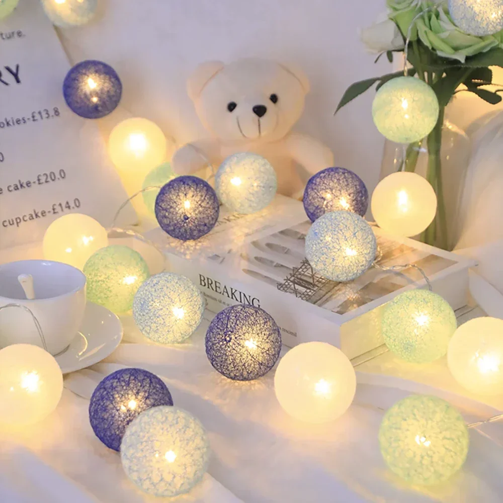 Navando | Decoratieve Lichtslinger Met Zachte Bolletjes - Afbeelding 6