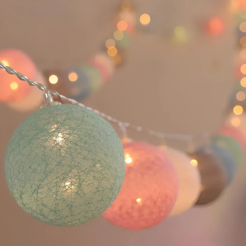 Navando | Decoratieve Lichtslinger Met Zachte Bolletjes - Afbeelding 8