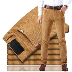 Corduroy Broek Heren - Luxe Ribfluwelen Pantalon Slim-fit | Navando