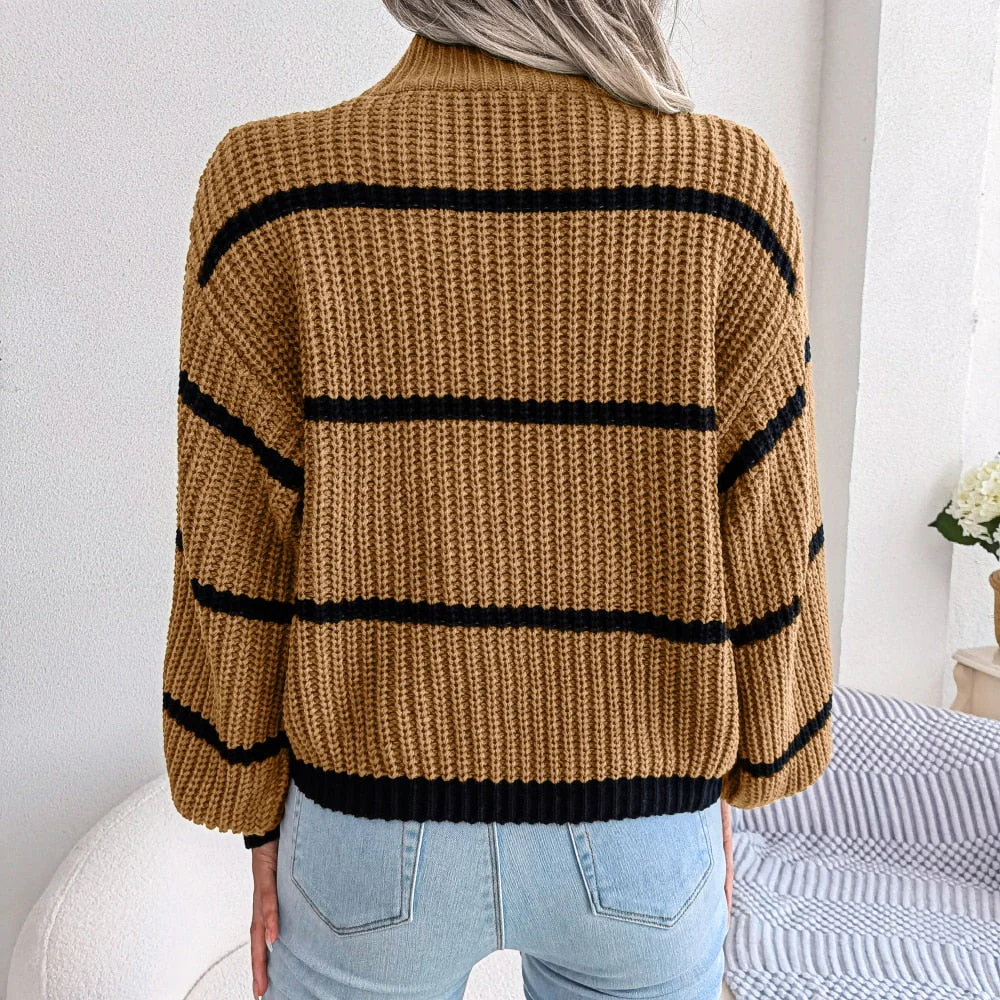 Georgiana - Casual Geribde coltrui - Afbeelding 9