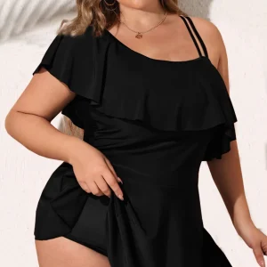 Robine - Comfortabel Badpak voor Grote Maten en Plus Size met Ruffles
