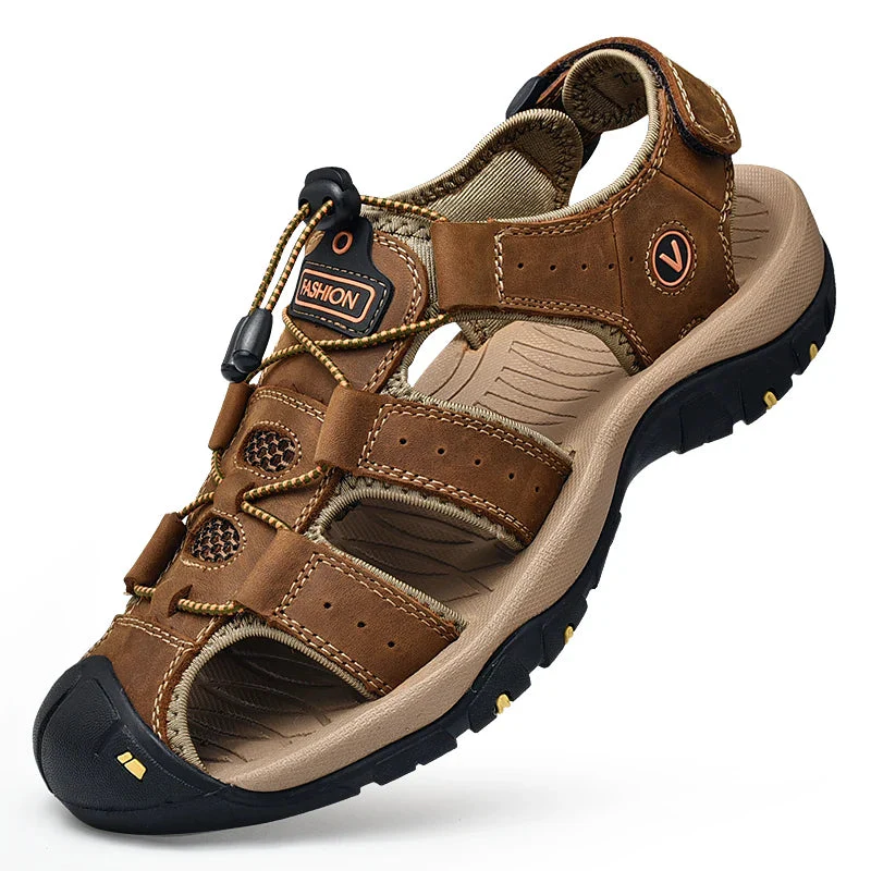 Zomer sandalen | PU leer, ademend, verstelbare riempjes - Afbeelding 9