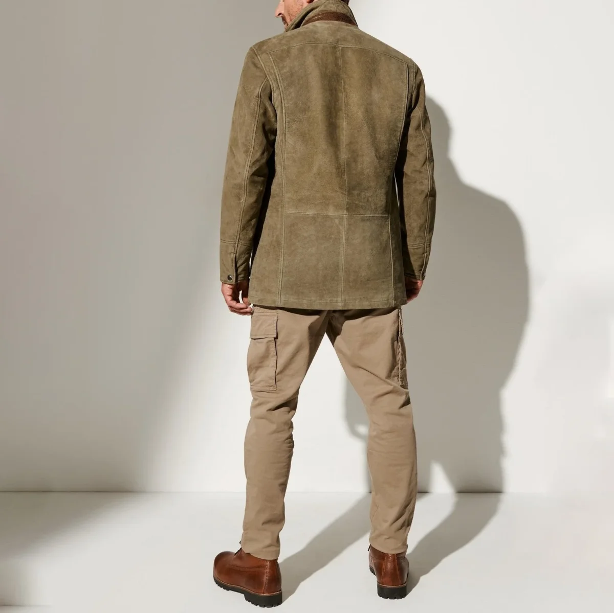 John - Stijlvolle Vintage Jas met Kraag voor Heren - Afbeelding 3