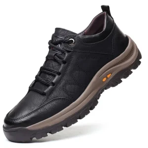 Navando | Luxe Leren Heren Veterschoen - Comfortabel & Stijlvol Design